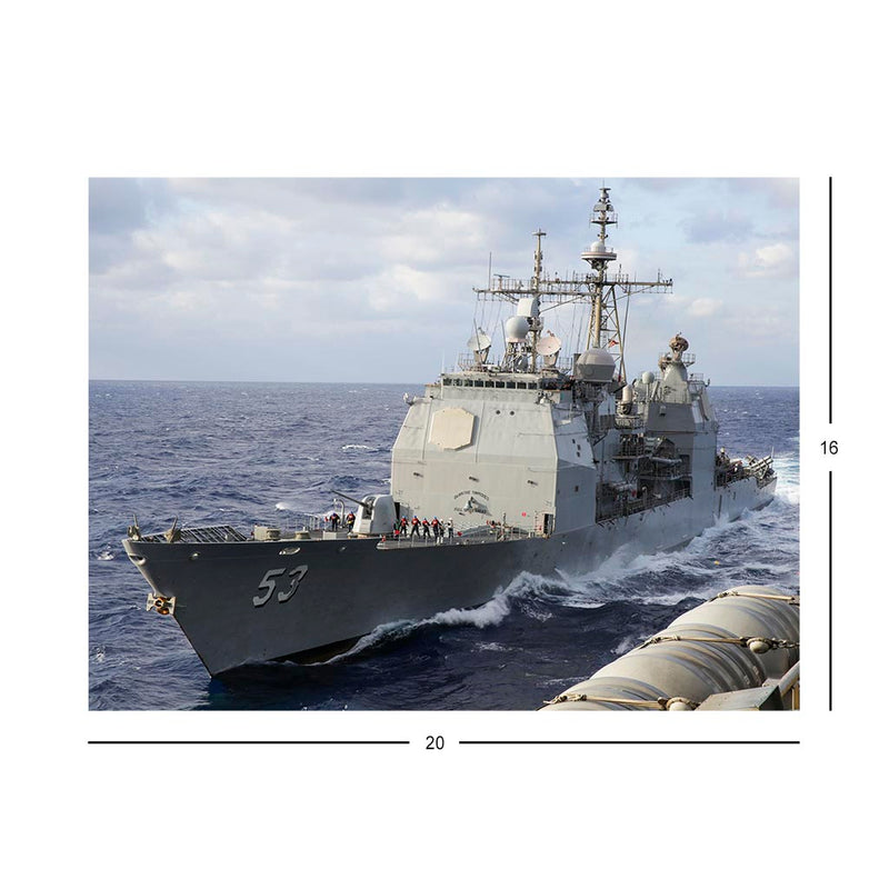 The Ticonderoga-Class Guided-Missile Cruiser USS Mobile Bay Jigsaw Puzzle