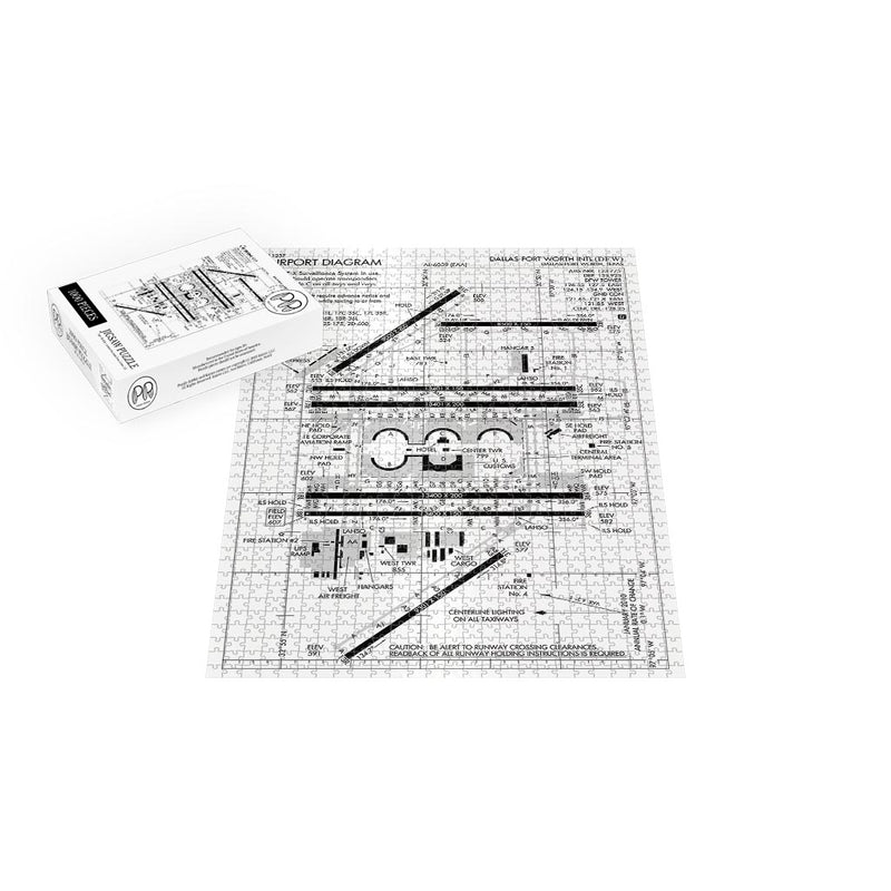 Dallas-Fort Worth International Airport Diagram Jigsaw Puzzle