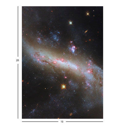 Hubble Telescope Image of Spiral Galaxy NGC 4731 Jigsaw Puzzle