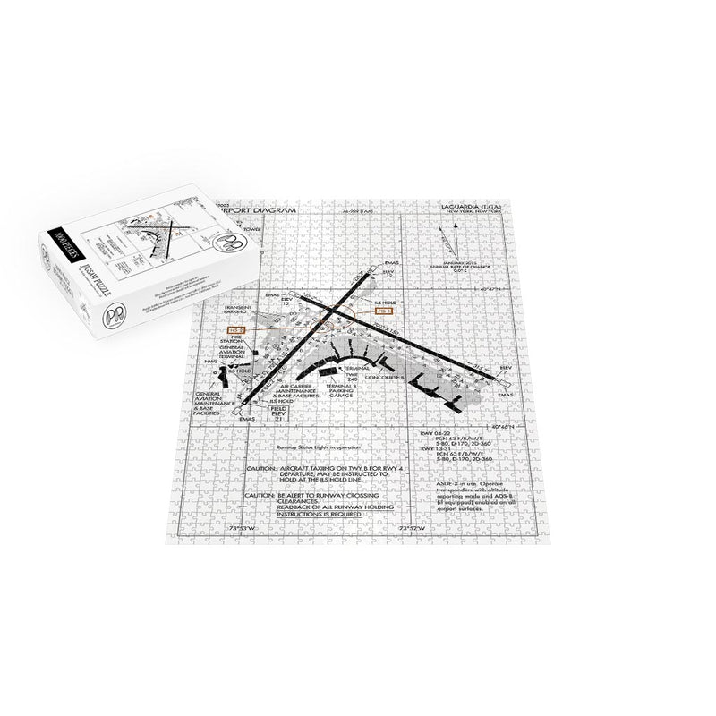 LaGuardia Airport Diagram Jigsaw Puzzle