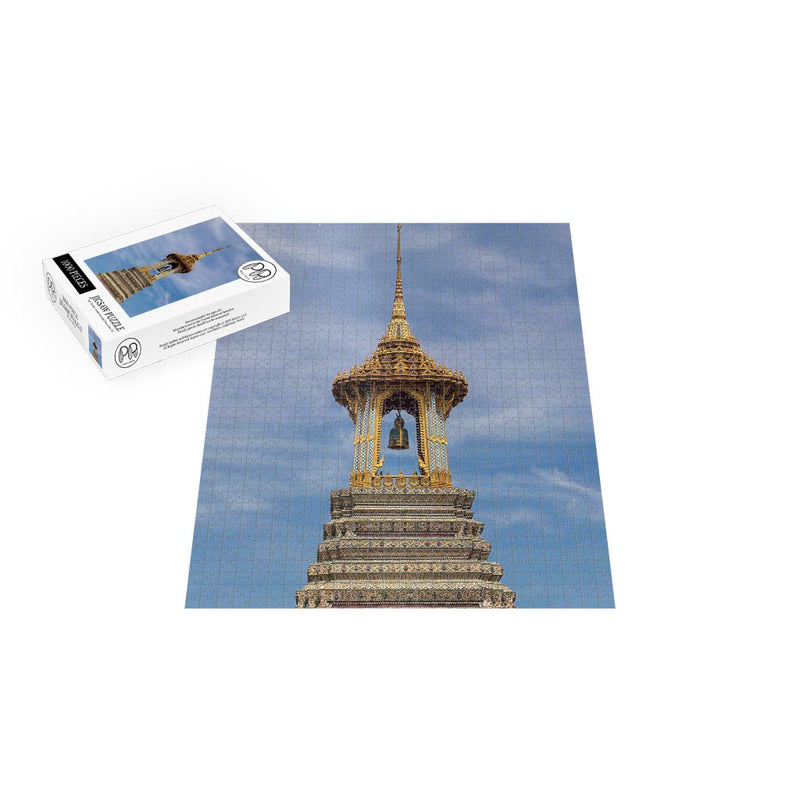 Bell Tower at Wat Phra Kaew, Bangkok, Thailand Jigsaw Puzzle