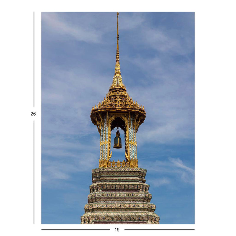 Bell Tower at Wat Phra Kaew, Bangkok, Thailand Jigsaw Puzzle