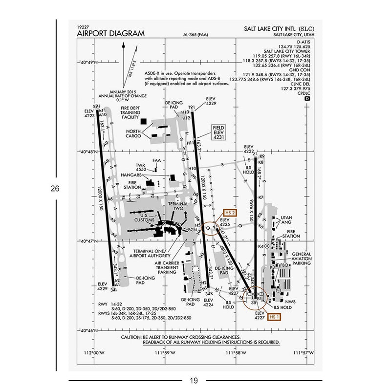 Salt Lake City International Airport Diagram Jigsaw Puzzle