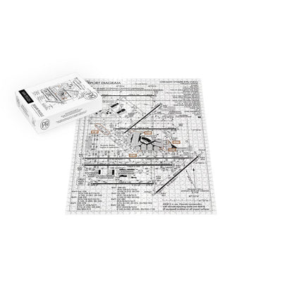 Chicago O'Hare International Airport Diagram Jigsaw Puzzle