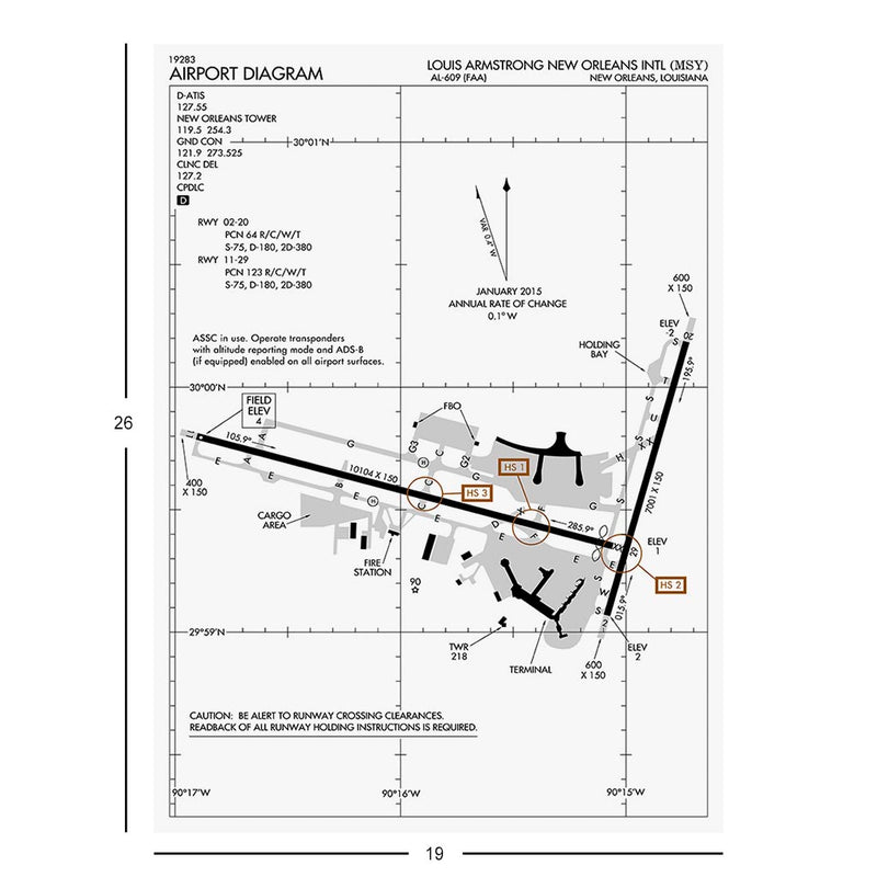 Louis Armstrong New Orleans International Airport Diagram Jigsaw Puzzle
