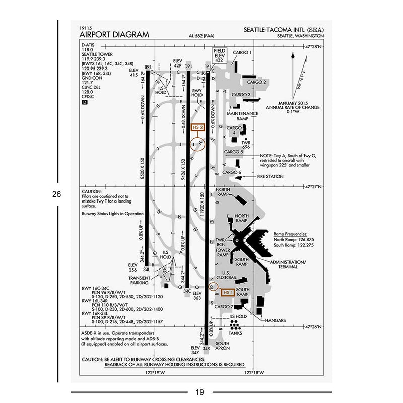 Seattle-Tacoma International Airport Diagram Jigsaw Puzzle