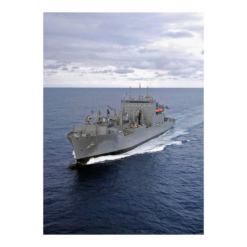 Dry Cargo/Ammunition Ship USNS Lewis and Clark (T-AKE-1) Conducts A Vertical Replenishment Jigsaw Puzzle