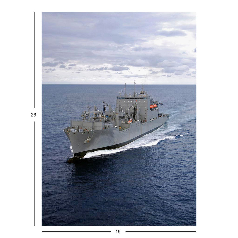 Dry Cargo/Ammunition Ship USNS Lewis and Clark (T-AKE-1) Conducts A Vertical Replenishment Jigsaw Puzzle