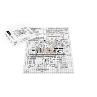 Hartsfield-Jackson Atlanta International Airport Diagram Jigsaw Puzzle