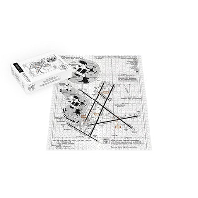 General Edward Lawrence Logan International Airport Diagram Jigsaw Puzzle