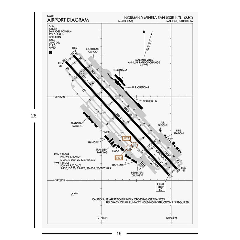 Norman Y Mineta San Jose International Airport Diagram Jigsaw Puzzle