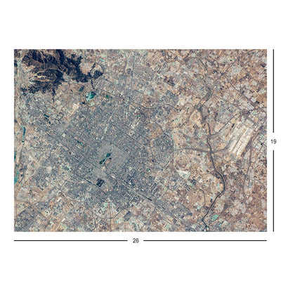 ISS Photograph of Beijing Jigsaw Puzzle