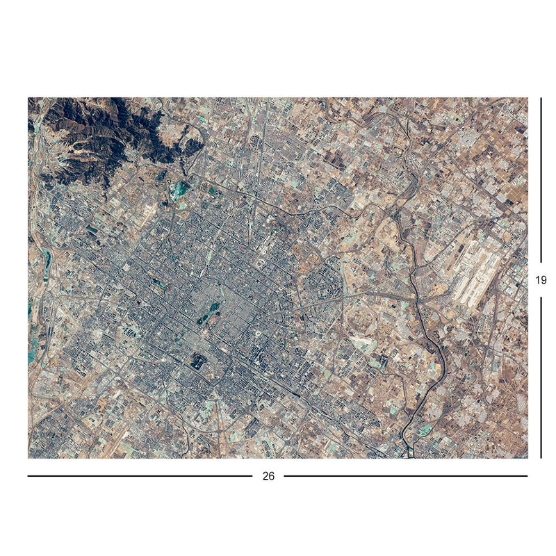 ISS Photograph of Beijing Jigsaw Puzzle