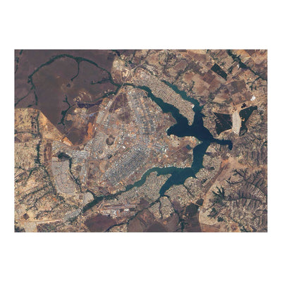 Earth Observing-1 Satellite Image of Brasilia, Brazil Jigsaw Puzzle