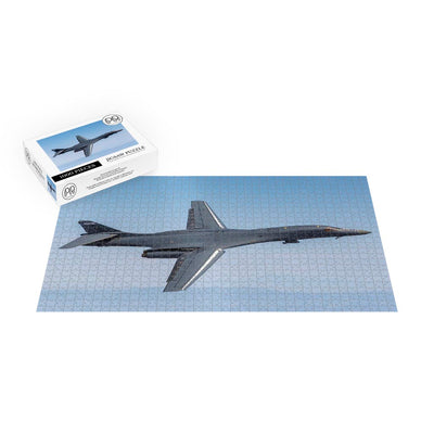 B1B Lancer Flies Over Huntington Beach CA During The Pacific Airshow Jigsaw Puzzle