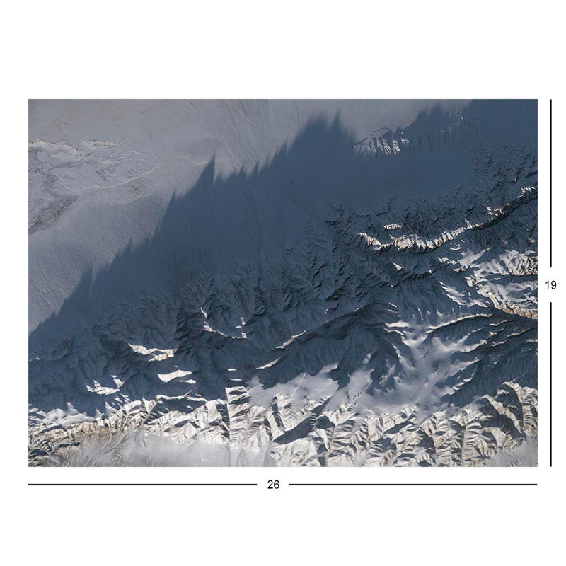 ISS Photograph of Gobi Altai Mountains, Mongolia Jigsaw Puzzle