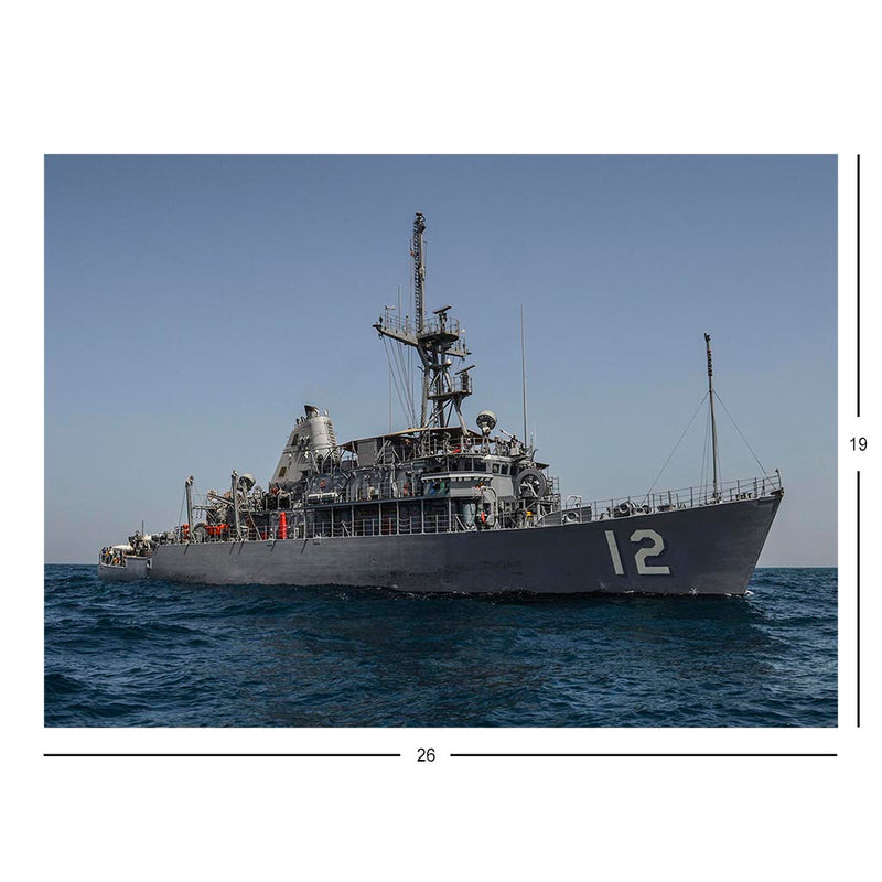 Mine Countermeasures Ship USS Ardent (MCM 12) Underway In 5th Fleet Jigsaw Puzzle