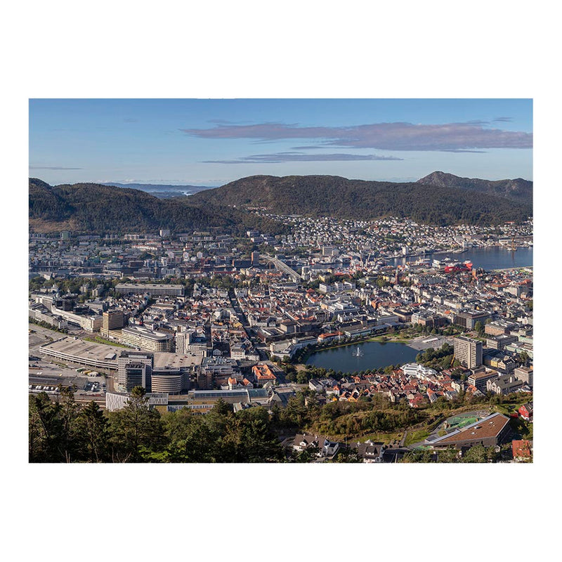 View of Bergen from Mount Floyen, Norway Jigsaw Puzzle