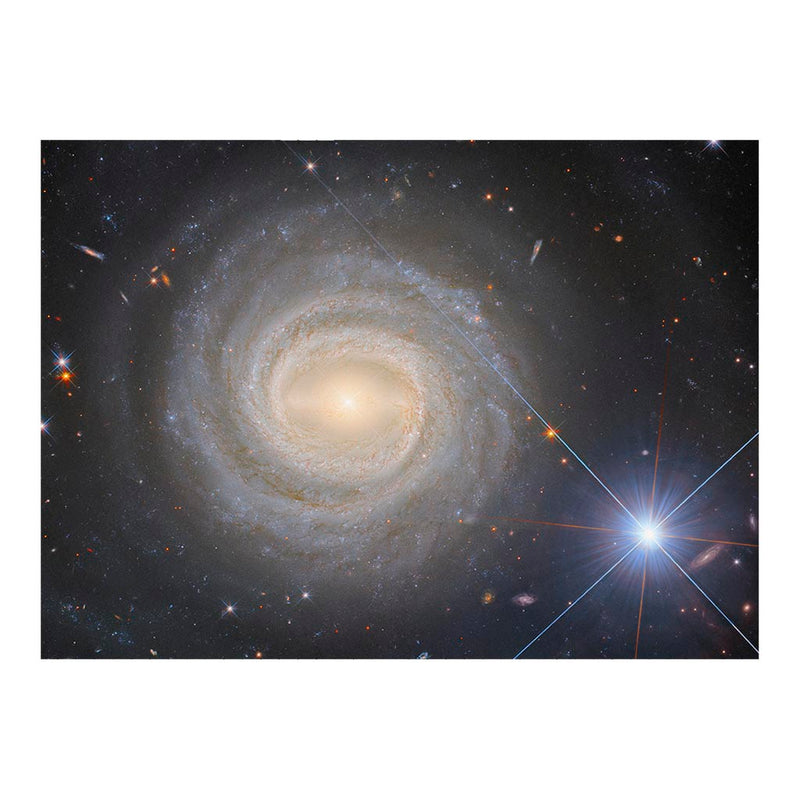 Hubble Telescope Image of Barred Spiral Galaxy NGC 3783 Jigsaw Puzzle
