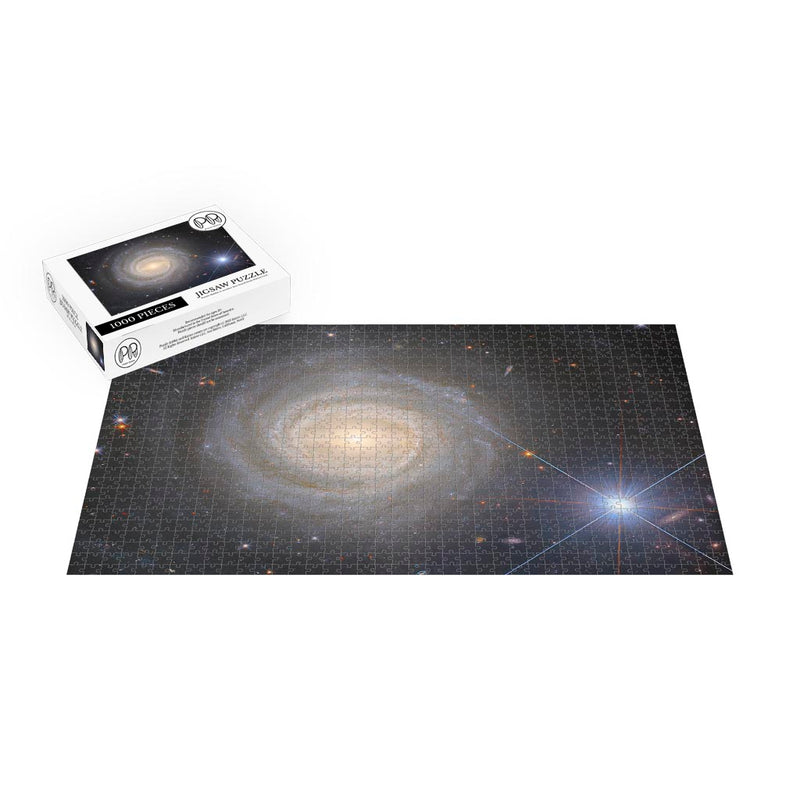 Hubble Telescope Image of Barred Spiral Galaxy NGC 3783 Jigsaw Puzzle