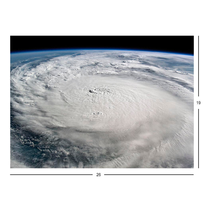 ISS Photograph of Hurricane Milton Jigsaw Puzzle