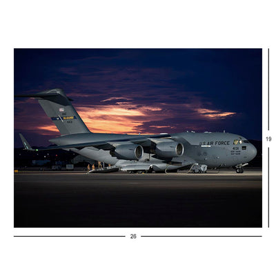 C-17 Globemaster III Sits On The Flightline At Nellis Air Force Base Jigsaw Puzzle