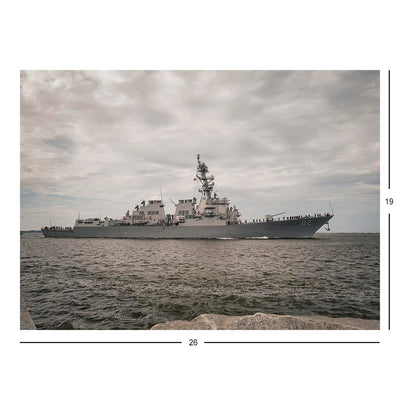 Guided-missile Destroyer USS Lassen (DDG 82) Departs Naval Station Mayport Jigsaw Puzzle