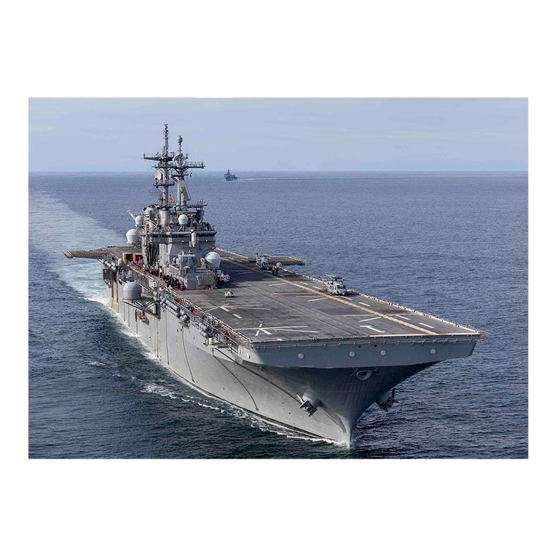Assault Ship USS Wasp (LHD 1) Fueling At Sea Evolution Jigsaw Puzzle