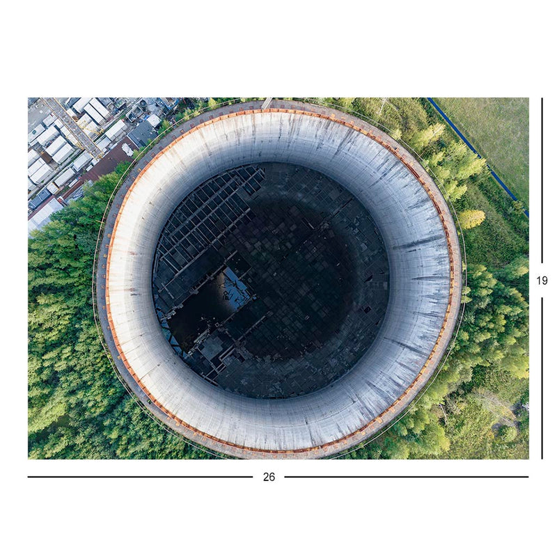 Cooling Tower, Leningrad, Russia Jigsaw Puzzle