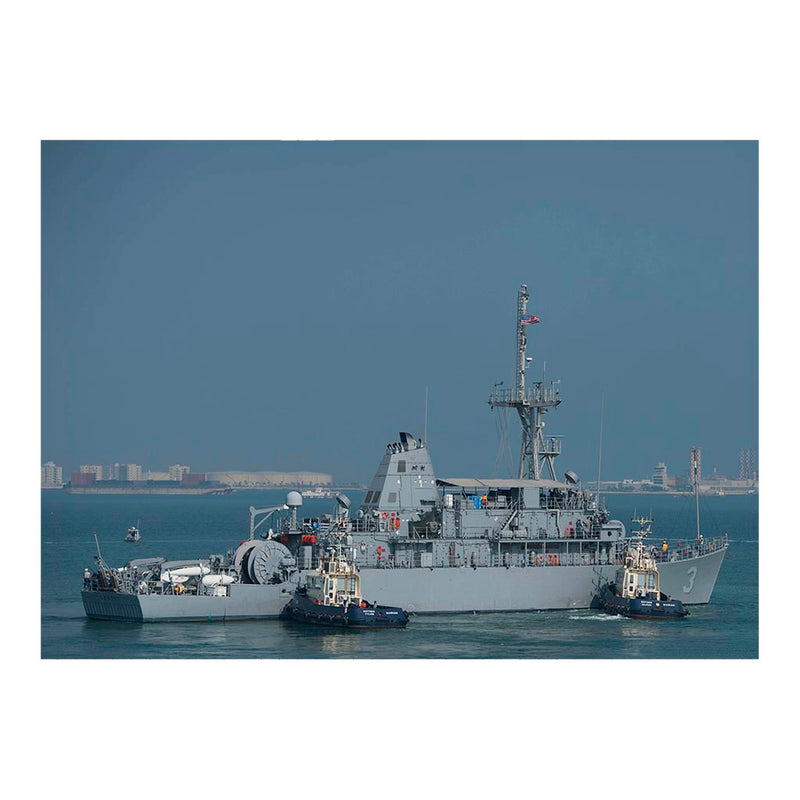 Mine Countermeasures Ship USS Sentry (MCM 3) Gets Underway In Bahrain Jigsaw Puzzle