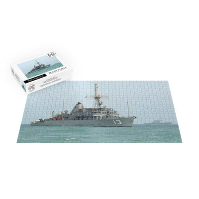 Mine Countermeasures Ship USS Dextrous (MCM 13) In The Arabian Gulf Jigsaw Puzzle