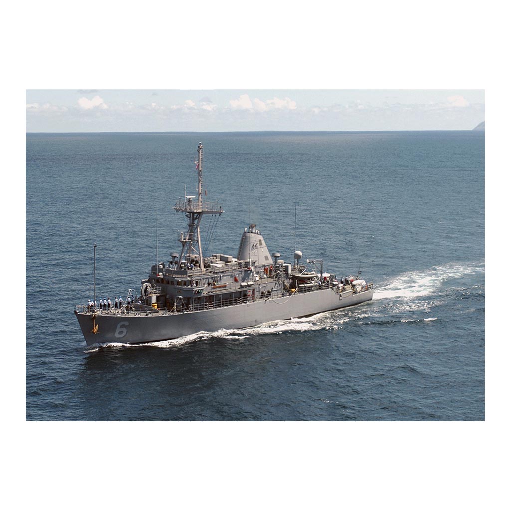 Mine Countermeasures Ship USS USS Devastator (MCM 6) At Sea Off Califo ...