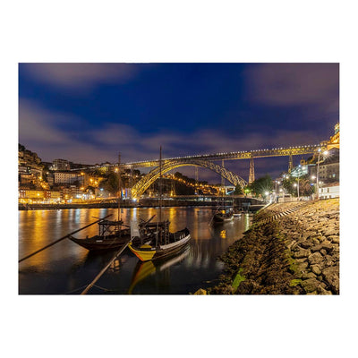 View of Dom Luis I Bridge, Porto, Portugal Jigsaw Puzzle