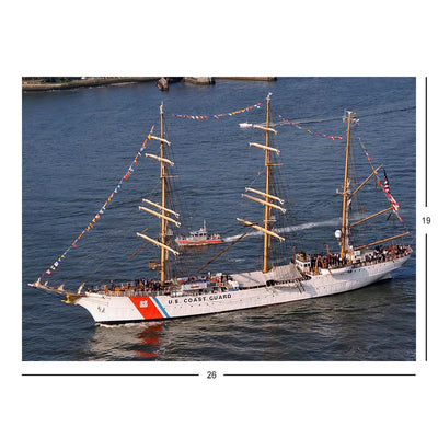 The Coast Guard Cutter Eagle (WIX 327) Sails Into Brooklyn Jigsaw Puzzle