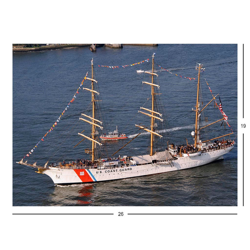 The Coast Guard Cutter Eagle (WIX 327) Sails Into Brooklyn Jigsaw Puzzle