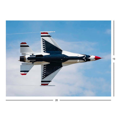 The Thunderbirds Perform During The Columbus Air Show Jigsaw Puzzle