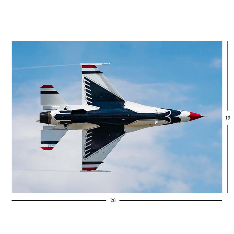 The Thunderbirds Perform During The Columbus Air Show Jigsaw Puzzle