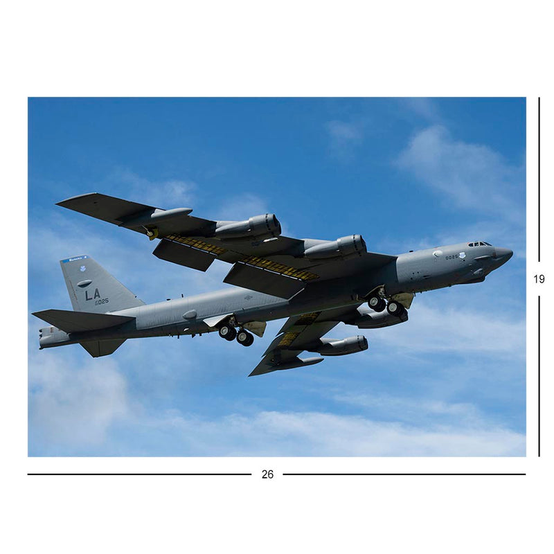 A B-52 Stratofortress Takes Off At NSF Diego Garcia Jigsaw Puzzle