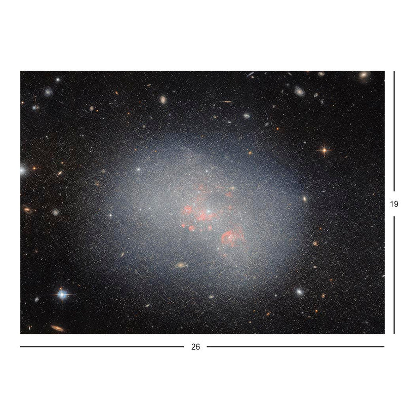 Hubble Telescope Image of Dwarf Irregular Galaxy NGC 5238 Jigsaw Puzzle