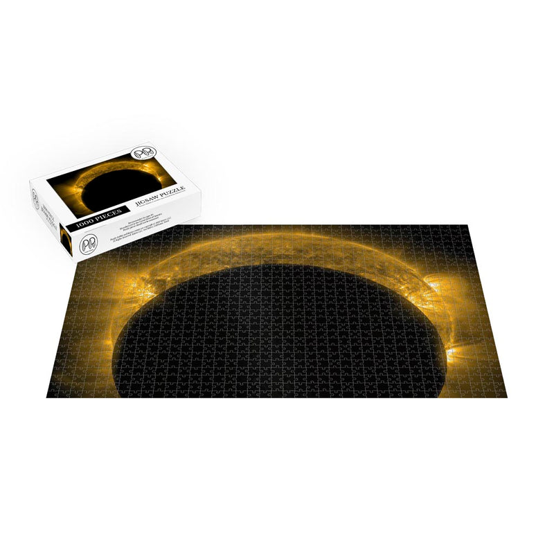 Solar Dynamics Observatory Image - Moon Photobombs Sun Jigsaw Puzzle