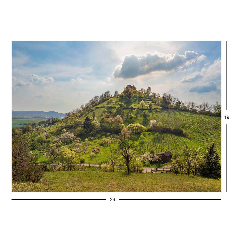 The Kapellenberg Near Wurmlingen, Rottenburg am Neckar, Germany Jigsaw Puzzle