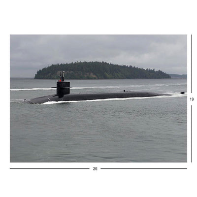 Ballistic-Missile Submarine USS Kentucky (SSBN 737) Returns To Its Homeport Naval Base Kitsap-Bangor Jigsaw Puzzle