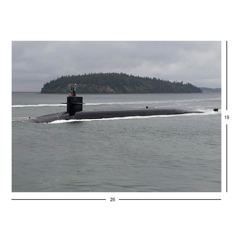 Ballistic-Missile Submarine USS Kentucky (SSBN 737) Returns To Its Homeport Naval Base Kitsap-Bangor Jigsaw Puzzle