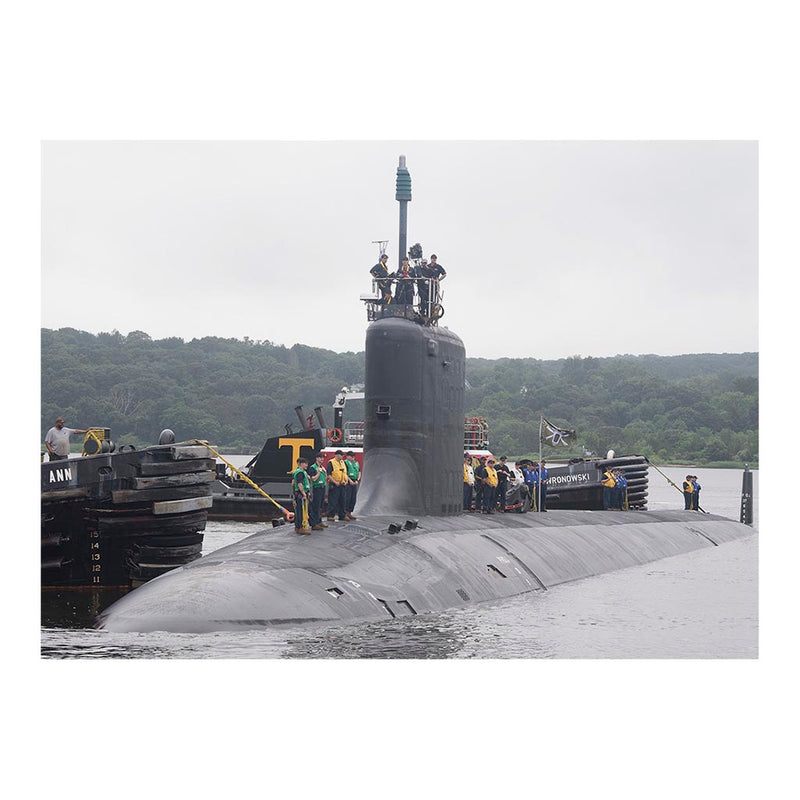 USS California (SSN 781) Pulls Into Submarine Base New London Jigsaw Puzzle