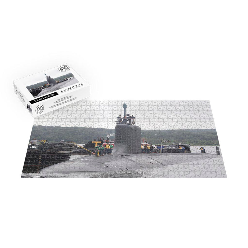 USS California (SSN 781) Pulls Into Submarine Base New London Jigsaw Puzzle