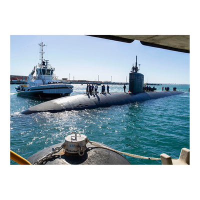 Attack Submarine USS Annapolis (SSN 760) At Fleet Base West in Rockingham, Western Australia Jigsaw Puzzle