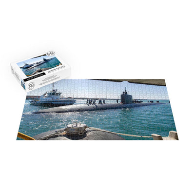 Attack Submarine USS Annapolis (SSN 760) At Fleet Base West in Rockingham, Western Australia Jigsaw Puzzle