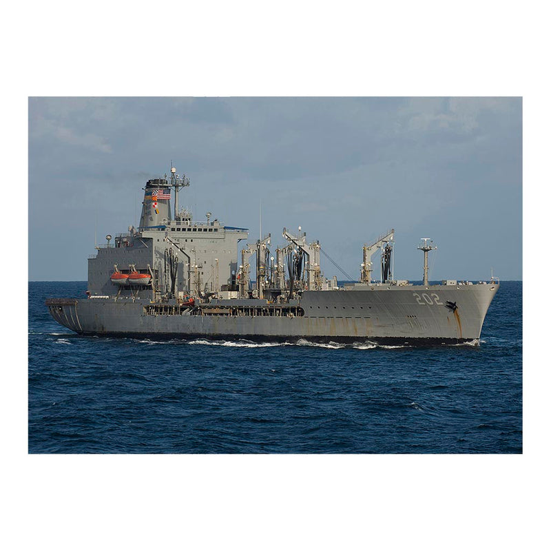 Fleet Replenishment Oiler USNS Yukon (T-AO 202) In The Sea of Japan Jigsaw Puzzle