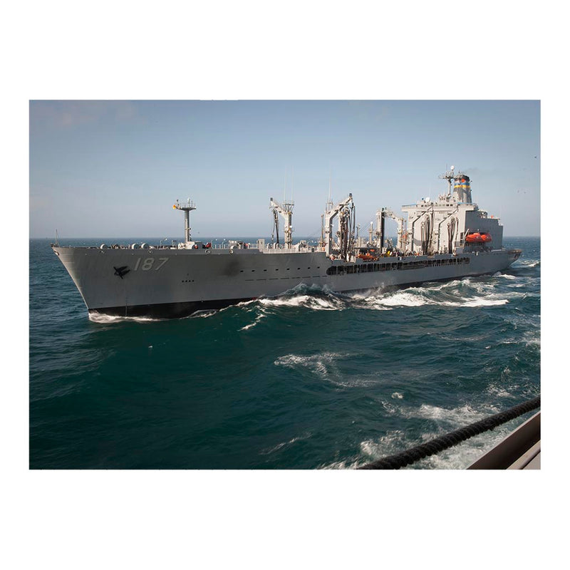Fleet Replenishment Oiler USNS Henry J. Kaiser (T-AO 187) During Replenishment Jigsaw Puzzle