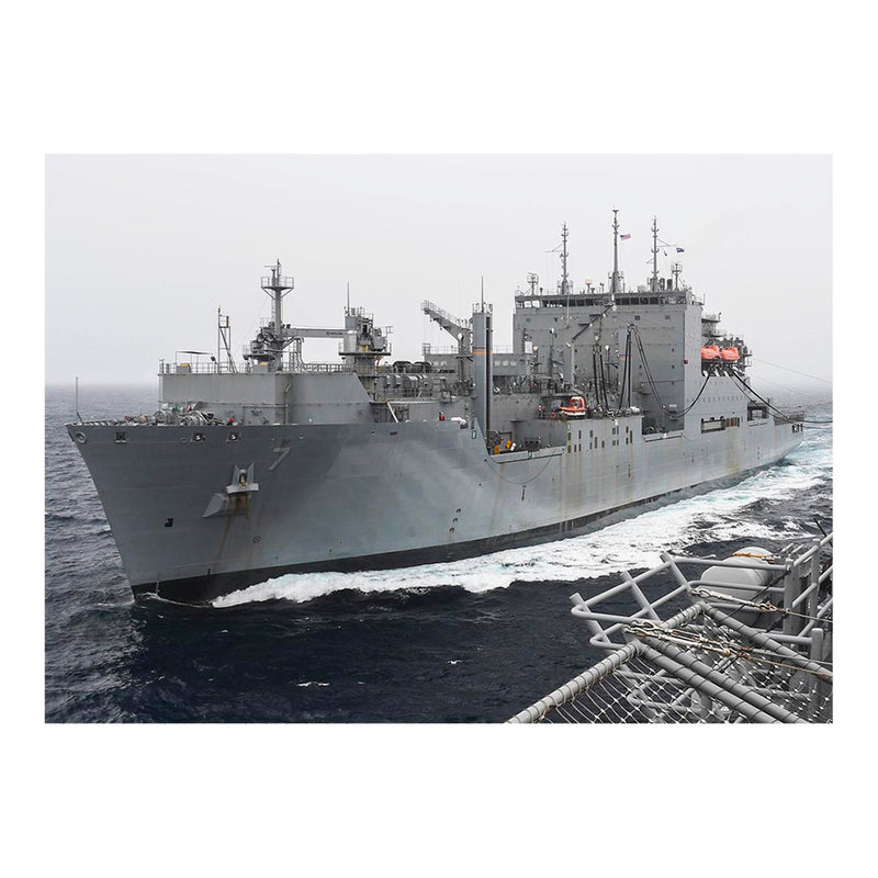 Dry Cargo/Ammunition Ship USNS Carl Brashear (T-AKE 7) Conducts A Vertical Replenishment Jigsaw Puzzle